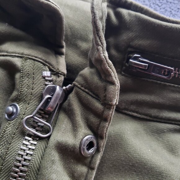 Army Olive Green William Rast Sires Utility Jacket w/ Hood - Picture 11 of 16